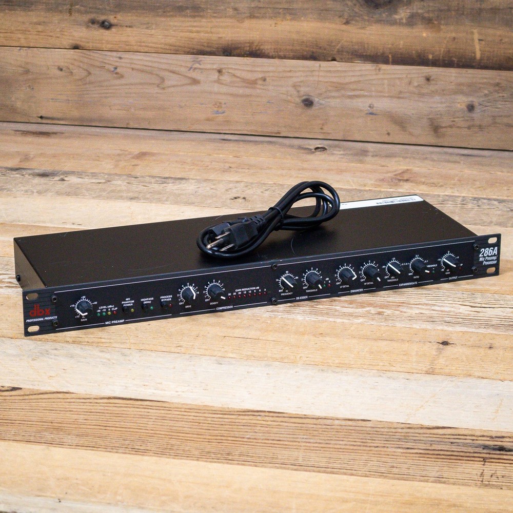 DBX 286A Mic Preamp Processor Vocal Channel Strip Compressor Enhancer U271273