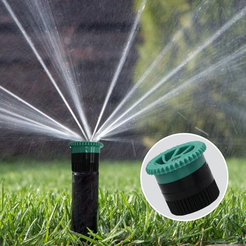 Variable Arc Nozzle, 10 Pcs Adjustable Sprinkler Heads Replacement with 4 Van
