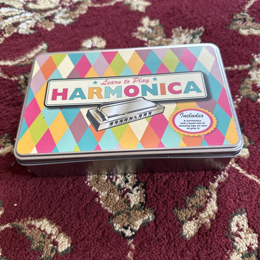 Robert Frederick Learn to Play Harmonica In Case & Instruction Manual