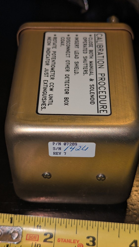 (1) Eberline 15V Gamma Detector 07828