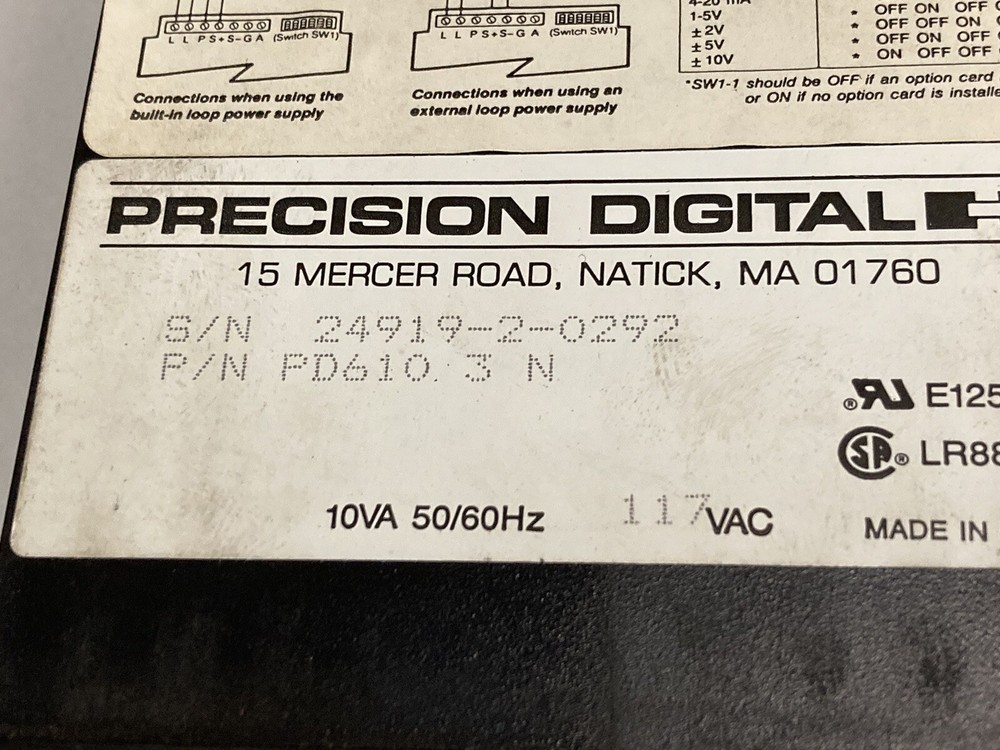 Precision Digital,PD610-3-N,Digital Panel Meter