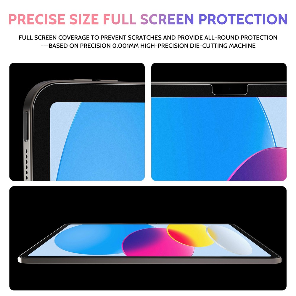 Peslv 2 Pack Like Paper Screen Protector for iPad 10th/11th, transparent