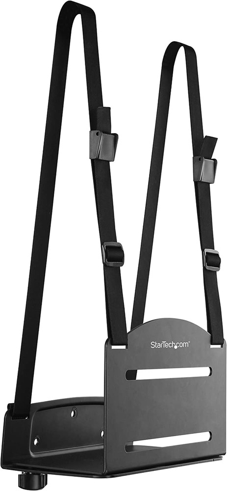 Wall Mount CPU Holder - Adjustable Width 4.8In to 8.3In - Metal - Computer Tower