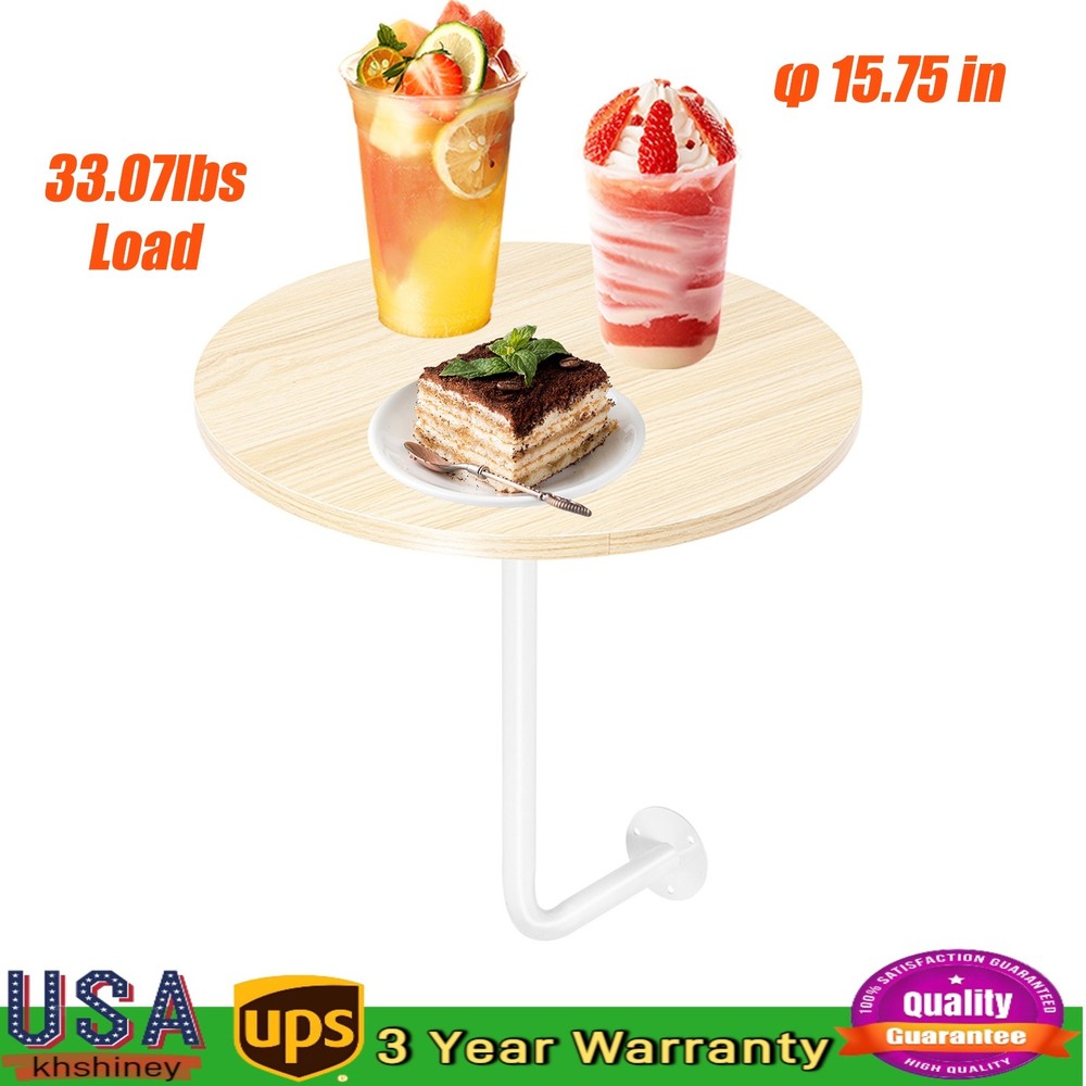 L-Type Coffee Table Bar Table Bar Height Pub Table Counter Table Wall MountedUS