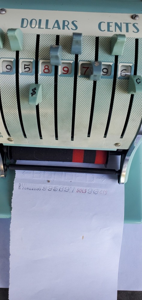 Vintage Paymaster Check Writer