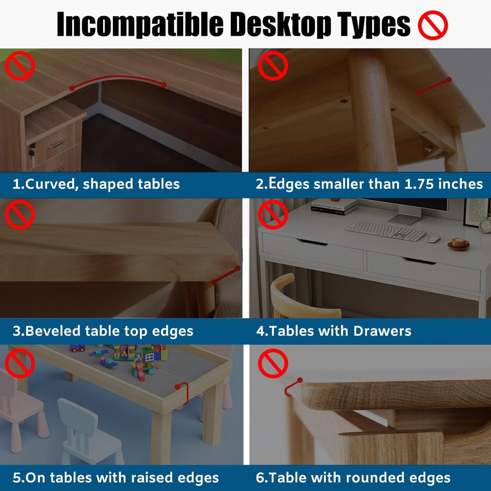 Computer Arm Rest Desk 180 Adjustable Rotating Extender Tray 90 Foldable Elbow