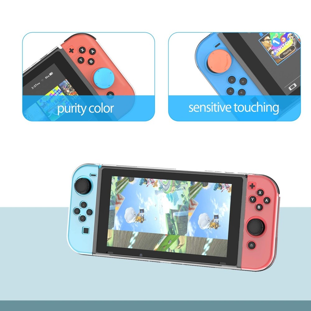 HEYSTOP Case Compatible with Nintendo Switch, Dockable Soft TPU Protective Ca...