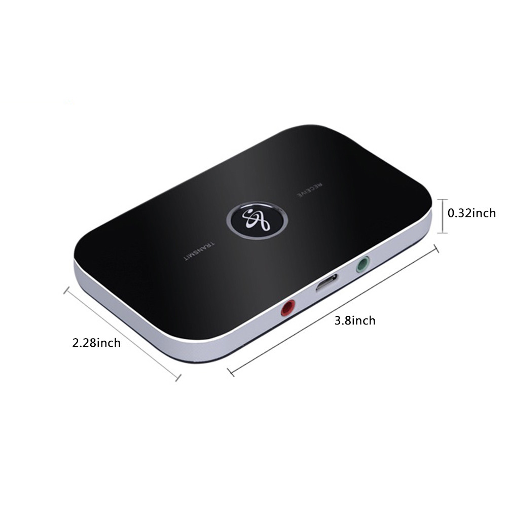 Bluetooth Transmitter Receiver,2-in-1 4.0 Wireless Audio Adapter for iPhone&More