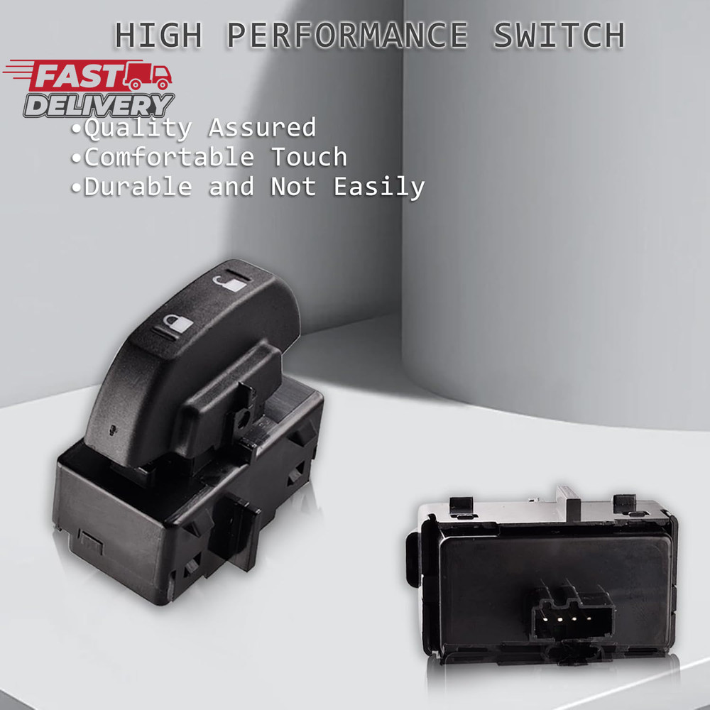 Front Power Door Lock Switch Compatible with 2009-2014 Ford F-150, Switch Assemb