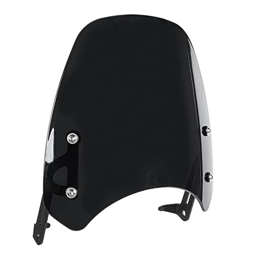 Motorcycle Double Bubble Windshield Windscreen Visor Compatible with Smoke