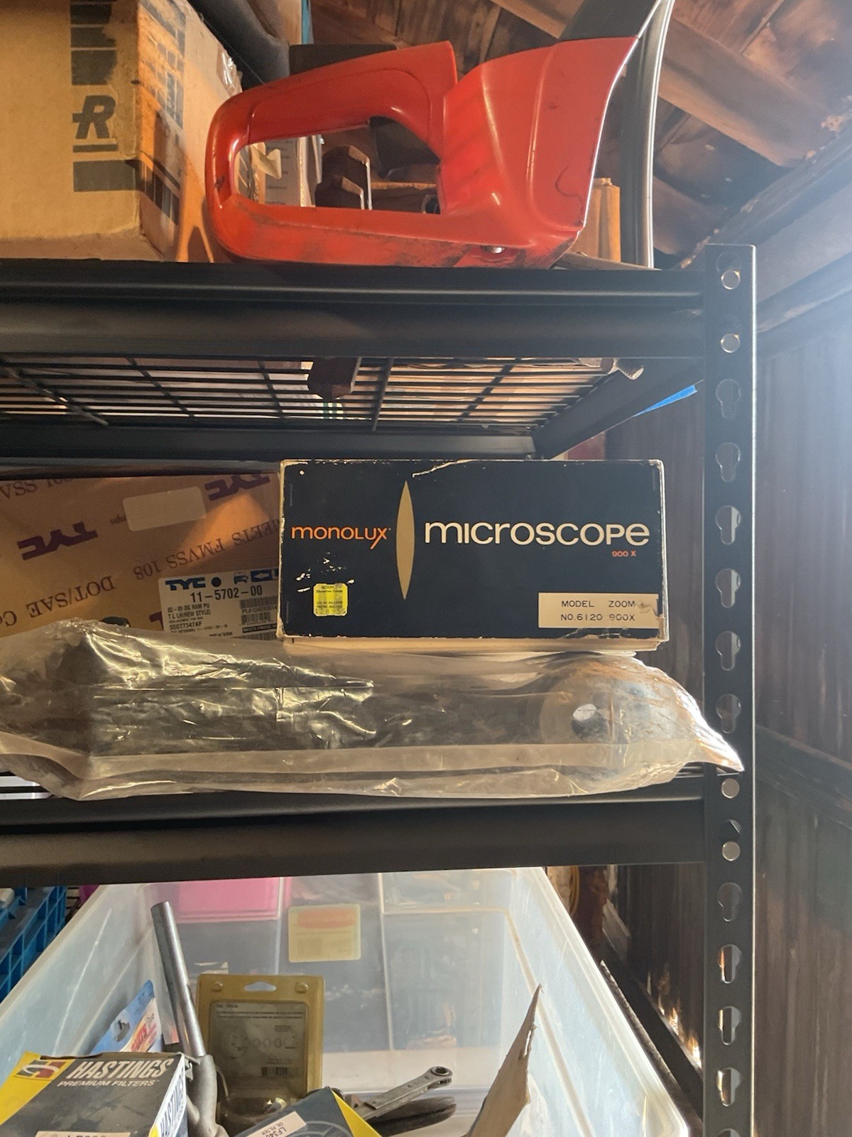 Vintage Monolux Microscope W/ Case