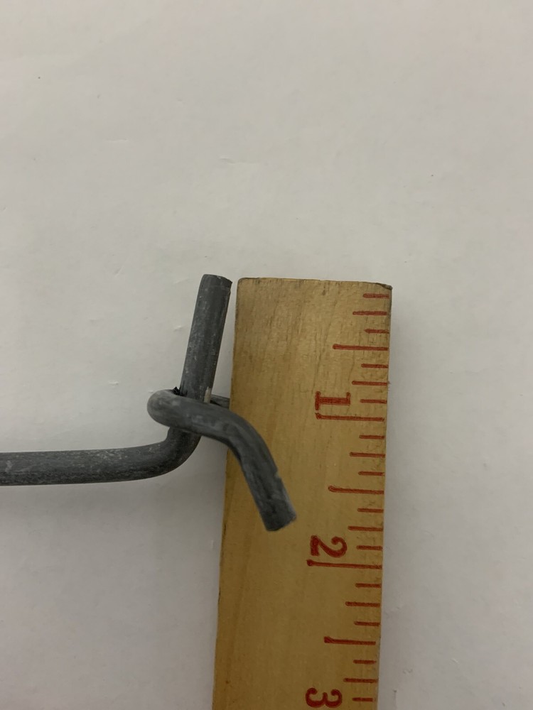 galvanized 8" peg board hooks heavy duty