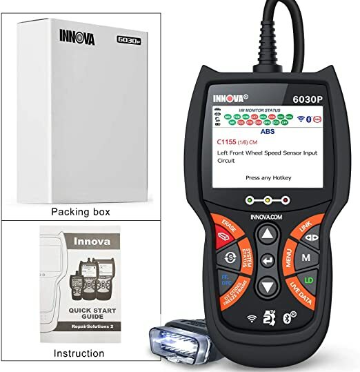 INNOVA 6030P OBD2 Scanner Code Reader Engine ABS Battery Check Diagnostic Tool