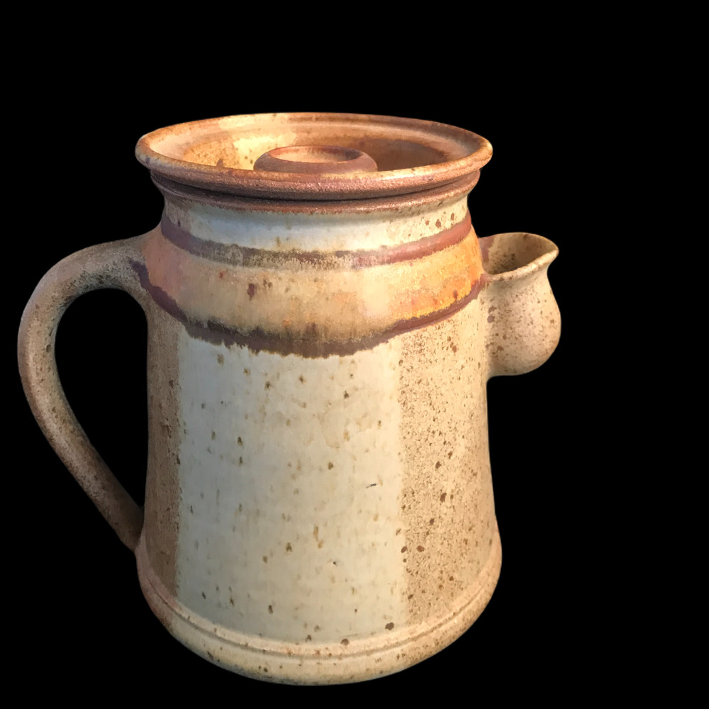 Studio Art Pottery Tea Pot, signed