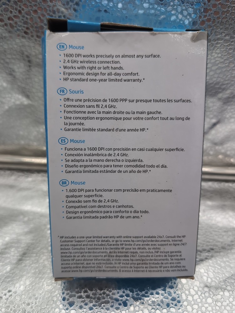 New Open Box! HP 150 Wireless Mouse (2S9L1AA)