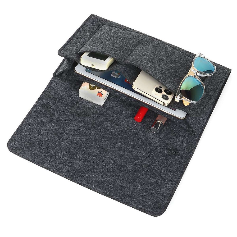 Bedside Pockets Caddy Felt Bed Storage Organizer Hanging Bag Table Sofa Holder