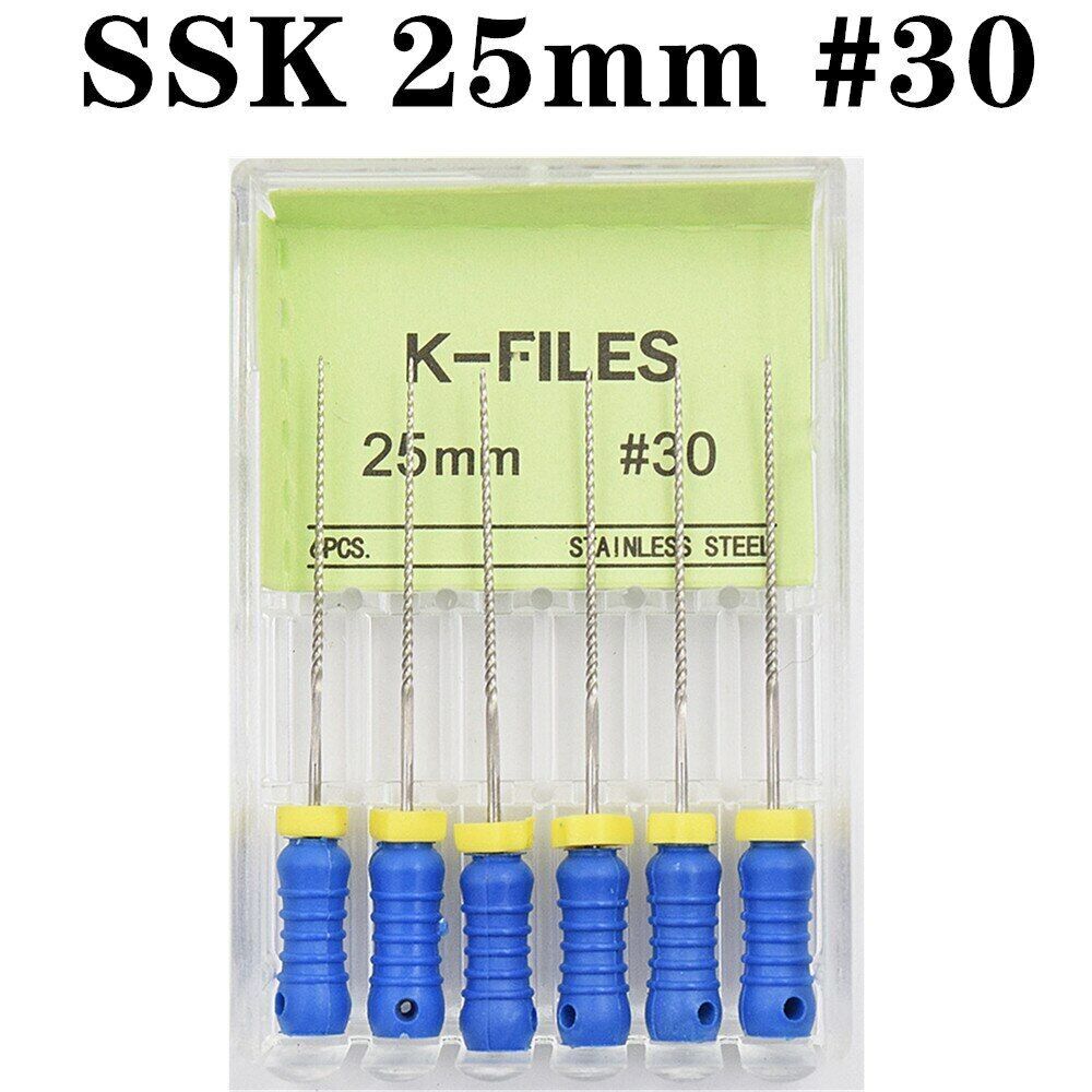 Dental Endodontic Endo Root Canal H/K-Files File Niti/Steel 21/25/31 mm Hand Use