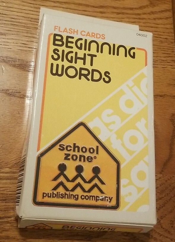 Beginning Sight Words Flashcards Teacher Classroom School Zone Publishing
