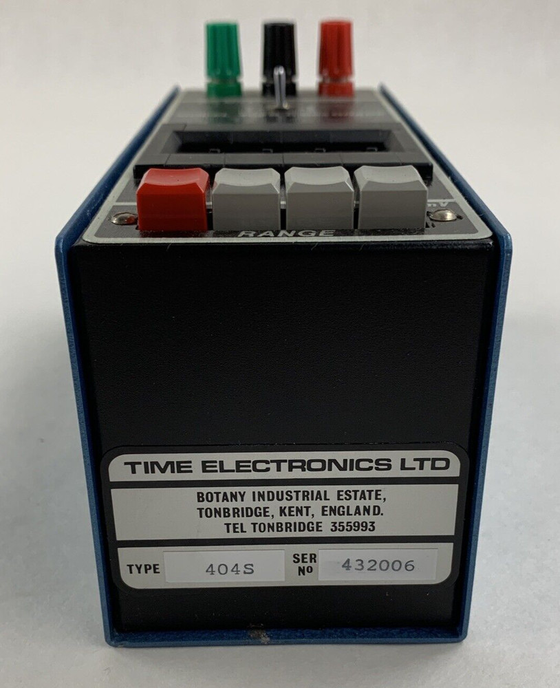 Time Electronics 404S DC Millivolt Multi Function Calibrator W/Case Untested