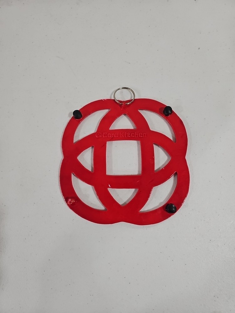 Cast Iron Trivet Core Kitchen Red