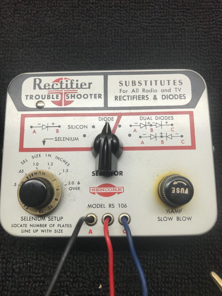 Sencore Model RS-106 Rectifier Troubleshooter