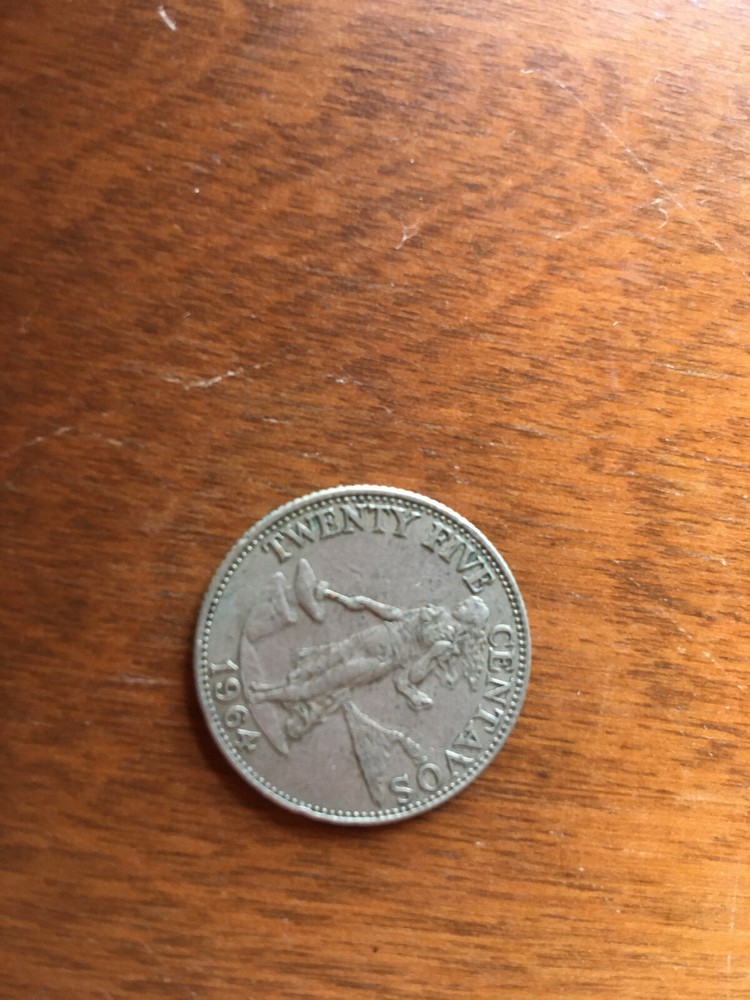 twenty five centavos  Philippines 1964 coin //