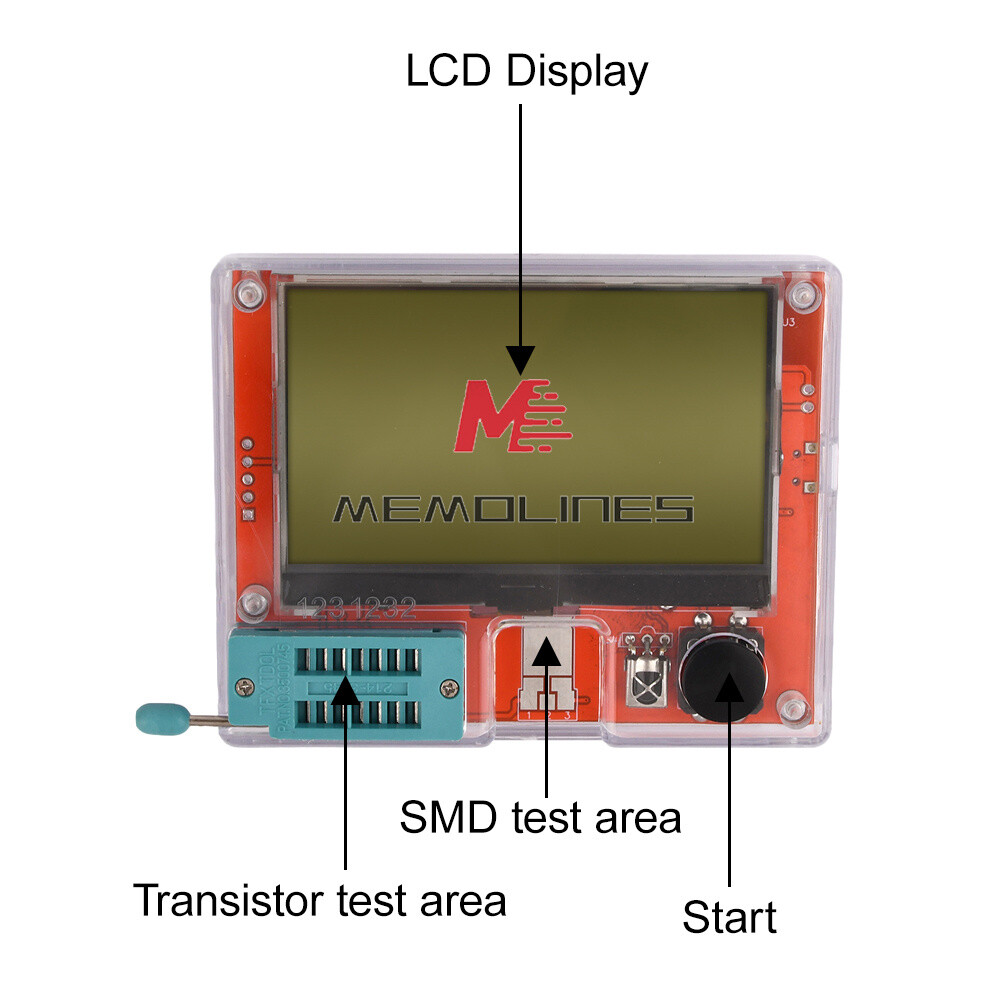 LCR-T10H Multi-function Transistor Tester Large Screen Display Transistor Meter