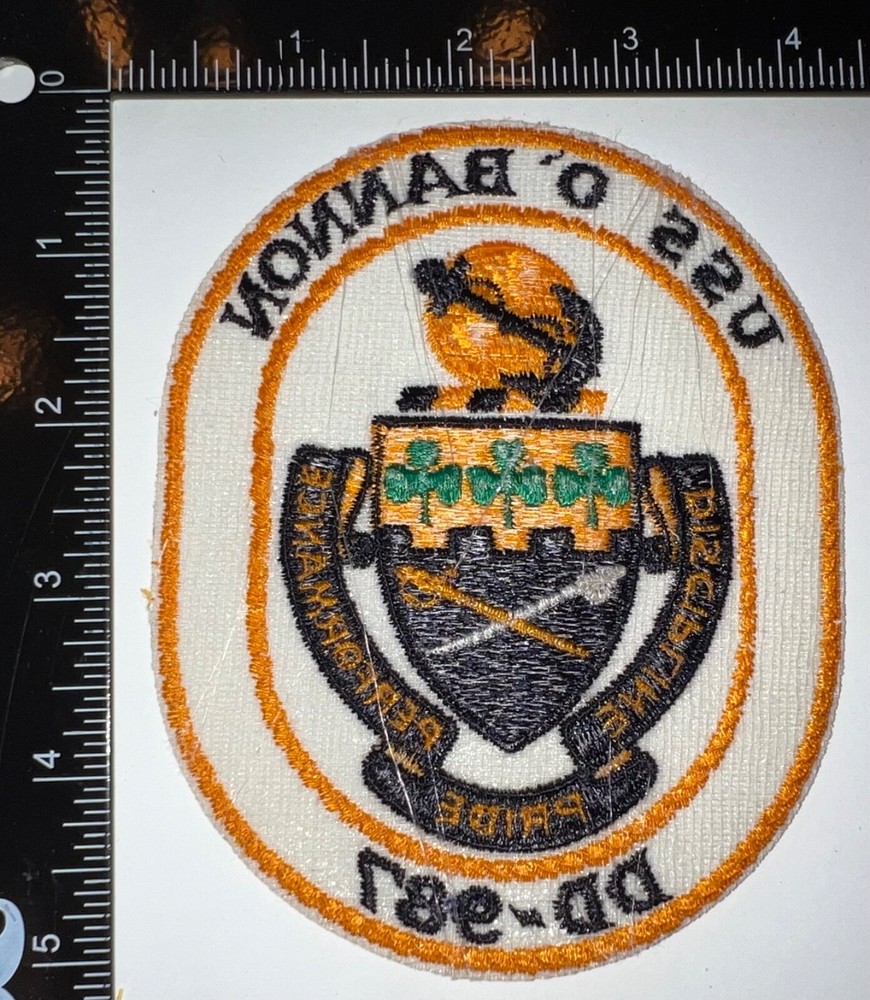 Cold War USN US Navy USS O’Bannon DD-987 Patch