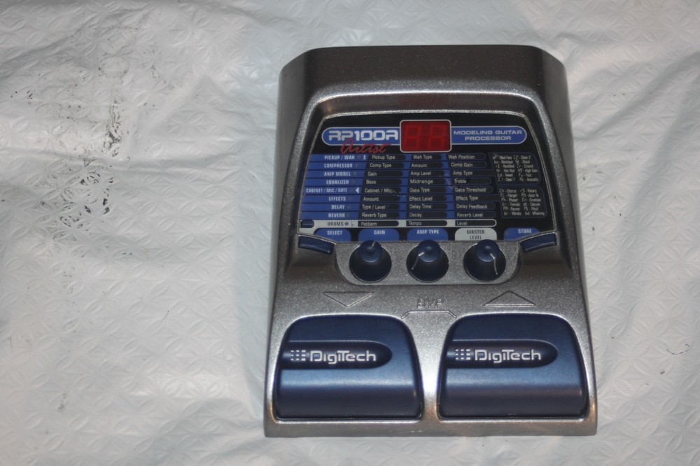 Guitar Multi Effects Pedal Digitech RP100A - No Power Supply