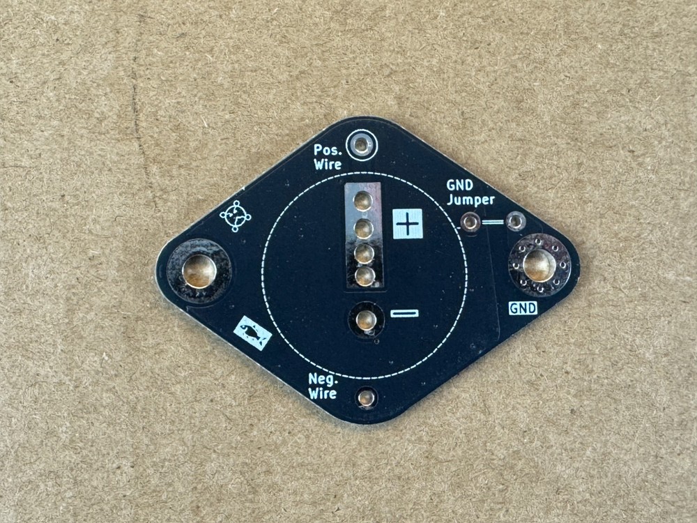 4 SINGLE-SECTION Can Capacitor Replacement Adapter Mount Plates 1" Small Can Cap