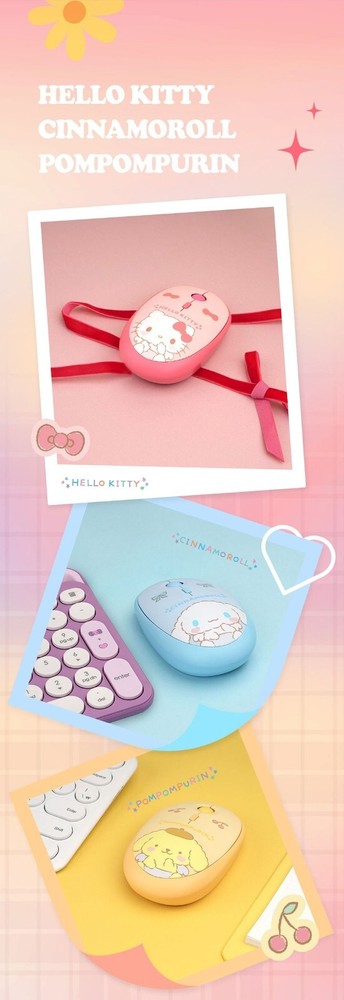 Royche Sanrio Silent Bluetooth Wireless Multi Pairing Mouse / Mouse Pad