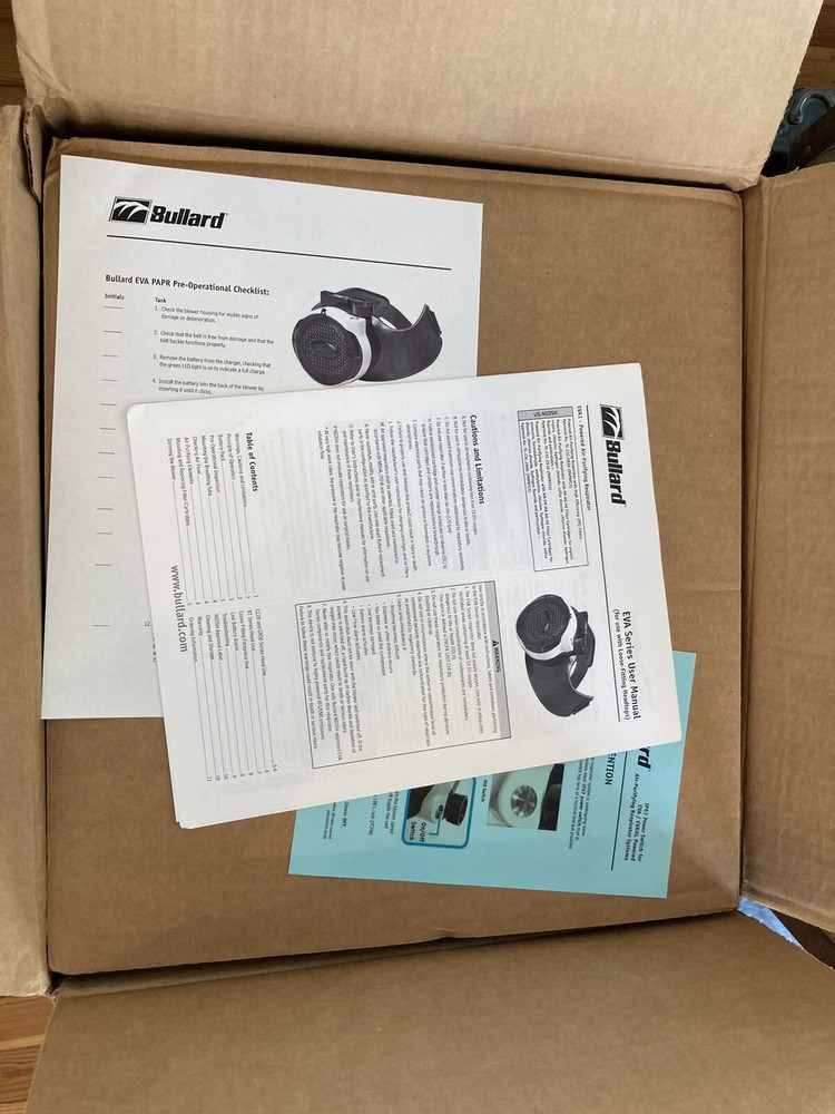 Complete Bullard EVA PAPR Kit-Filter Included