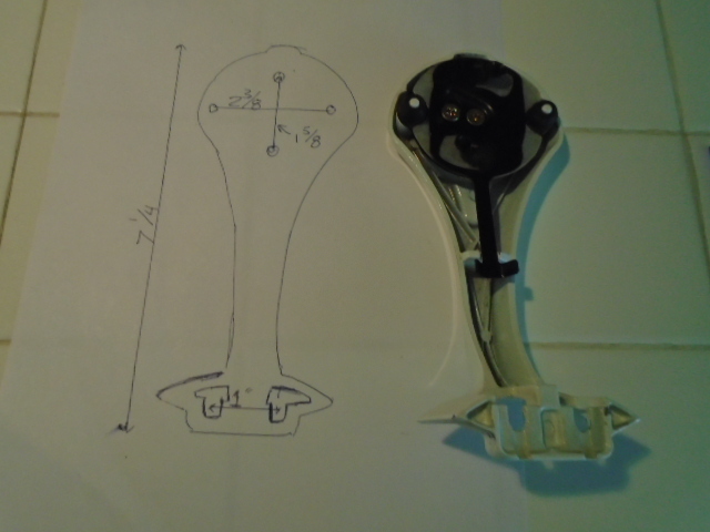 HUNTER CEILING FAN REPLACEMENT ARM TEXTURE WHITE 2/2013 QUICK CONNECT