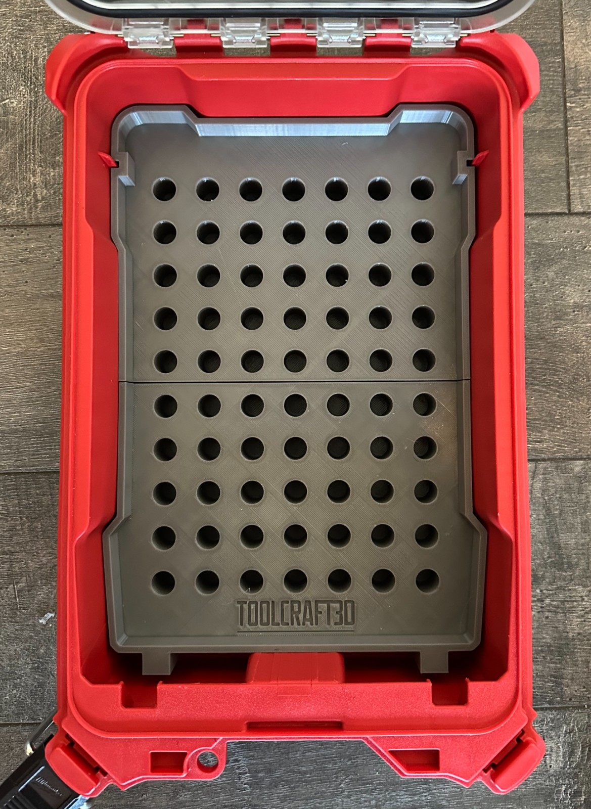 TOOLCRAFT3D Router Bit Organizer Insert for Milwaukee Packout (Insert Only)