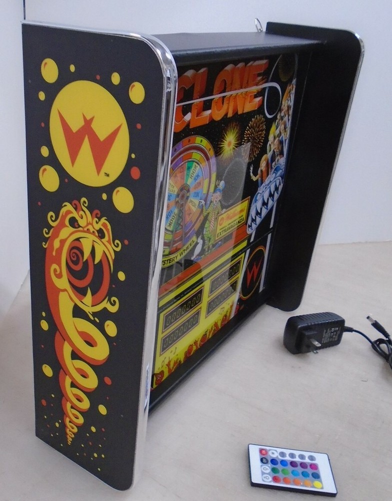 Williams Cyclone Pinball Head LED Display light box