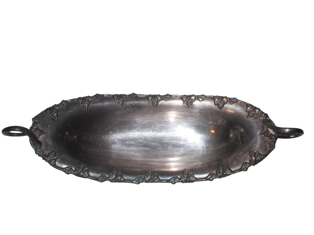 Sheffield Silver on Copper #434 Footed Serving Dish
