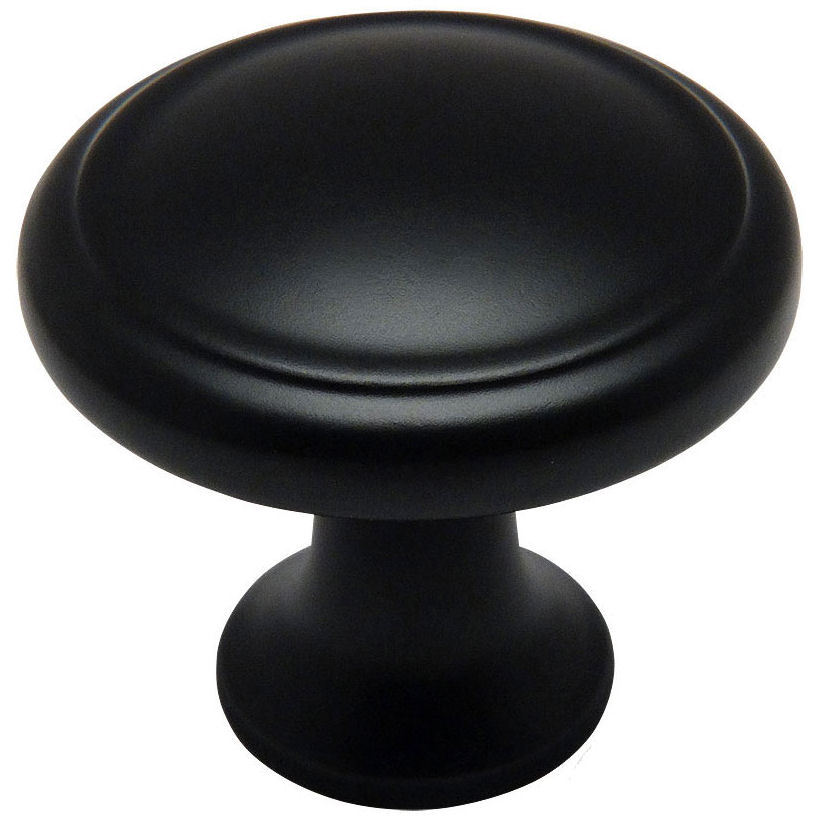 Cosmas Cabinet Hardware Flat / Matte Black Knobs #5982FB