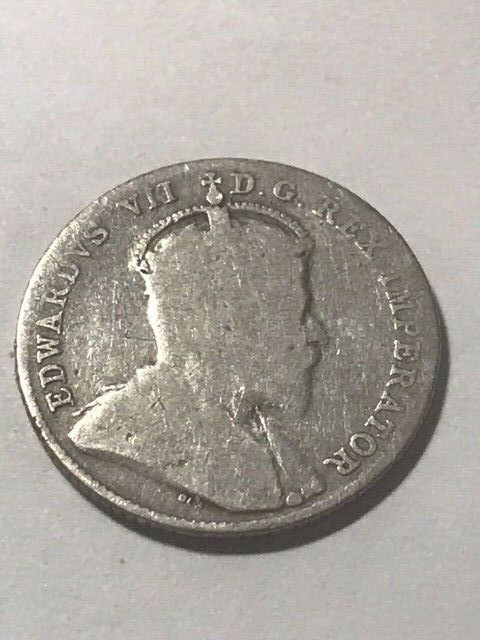 1910 Canada Silver 10 Cents G+ #806