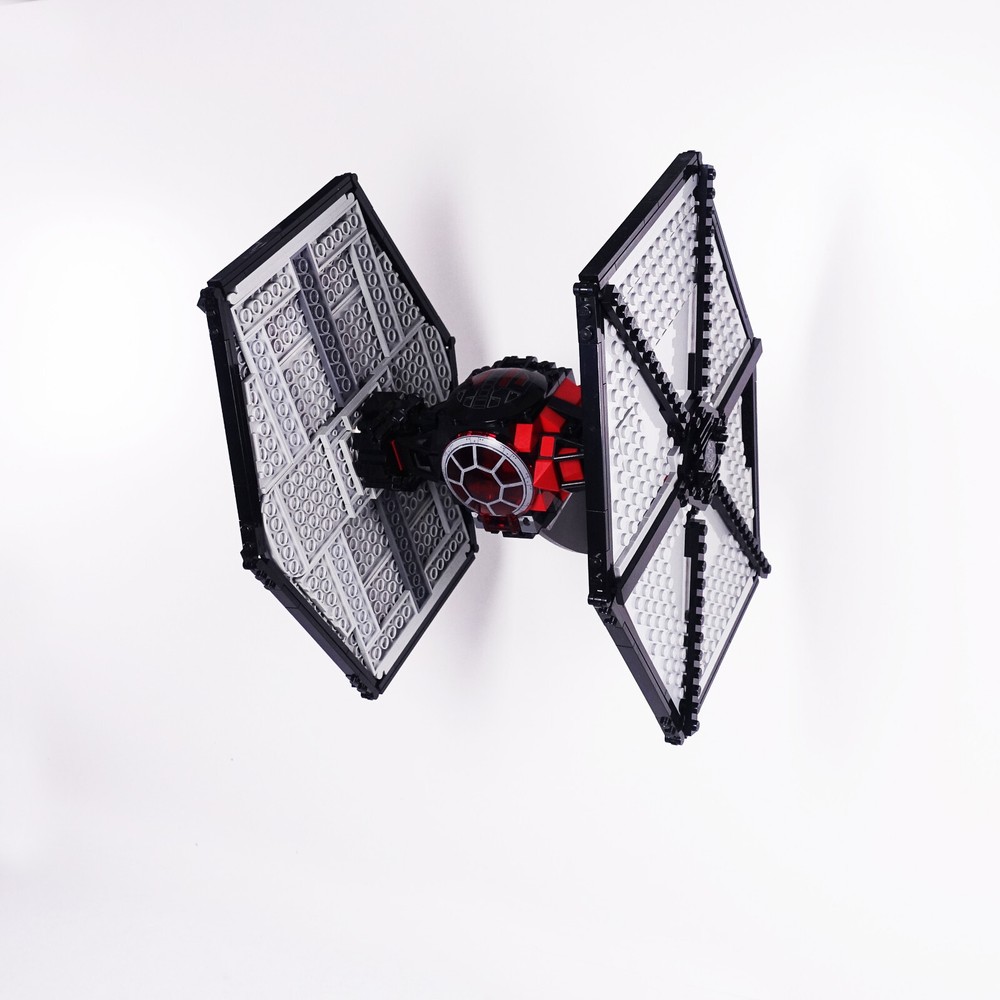 Wall mount for LEGO 75101 First Order Special Forces TIE, Wall mount only.