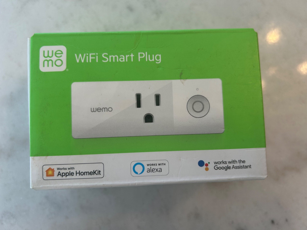 Belkin WEMO Mini Smart Outlet Plug Wi-Fi Enabled - White