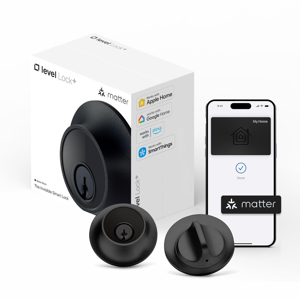 Level Lock Smart Lock Second Edition – Matte Black – Open Box– Fast Shipping