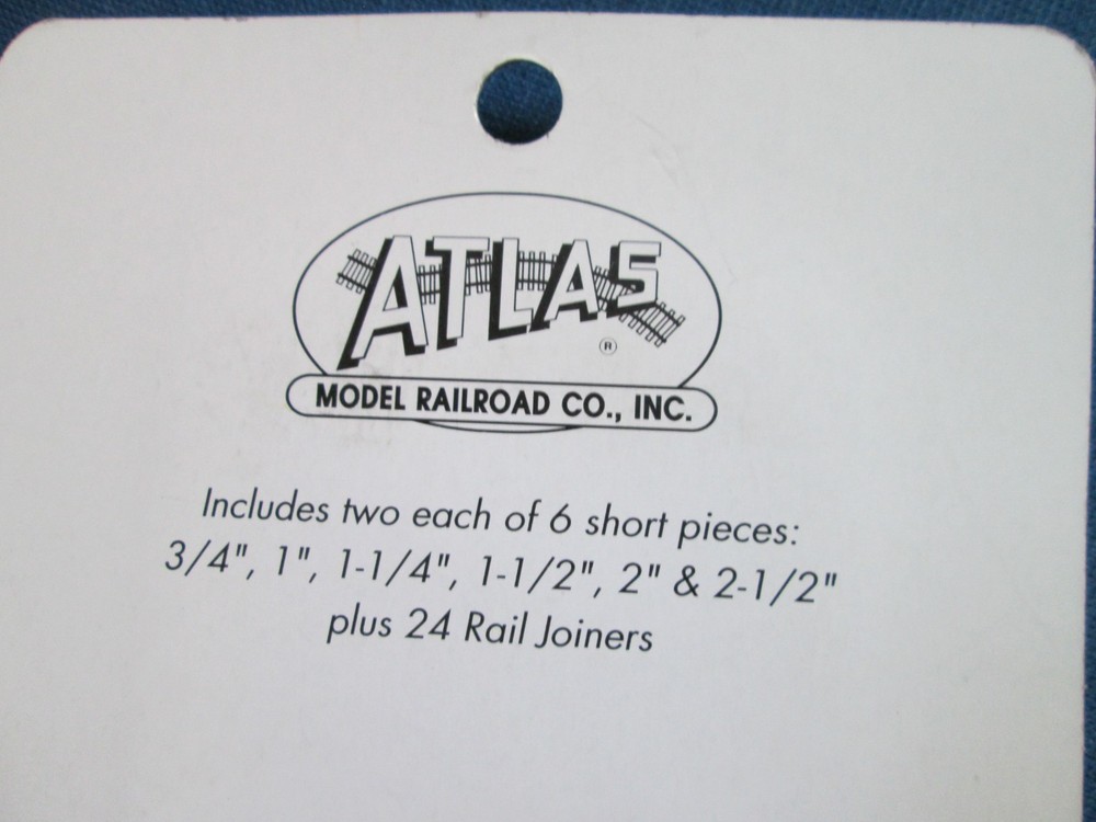 Altas #524 HO Nickel Silver Straight Snap Track Sections Code 83 Assortment