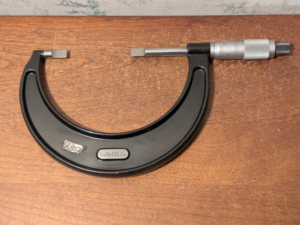 STARRETT 2-3 Inch BLADE MICROMETER NO 486