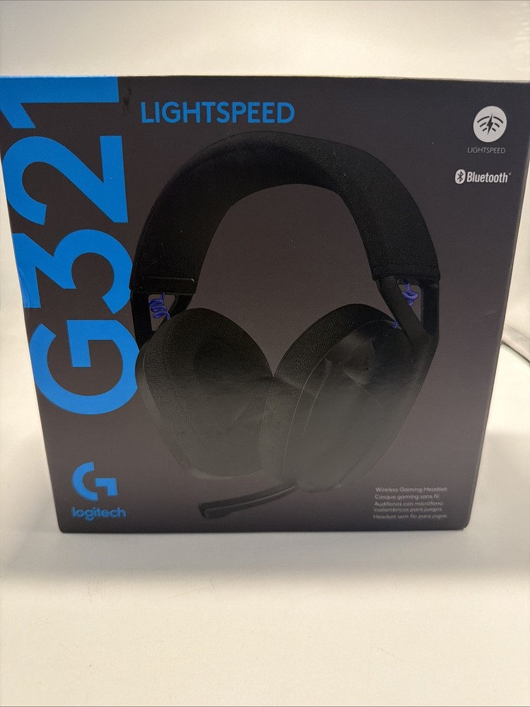 Logitech G321 Lightspeed Wireless Bluetooth Gaming Headset, Dynamic Comfort