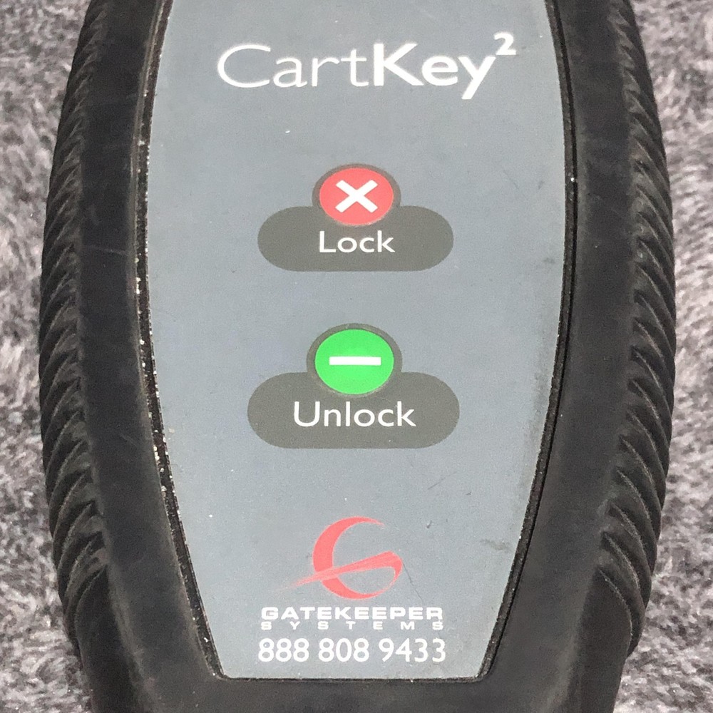 Gatekeeper Systems Remote Control Black SmartCam K-9805 CartKey2 Wireless