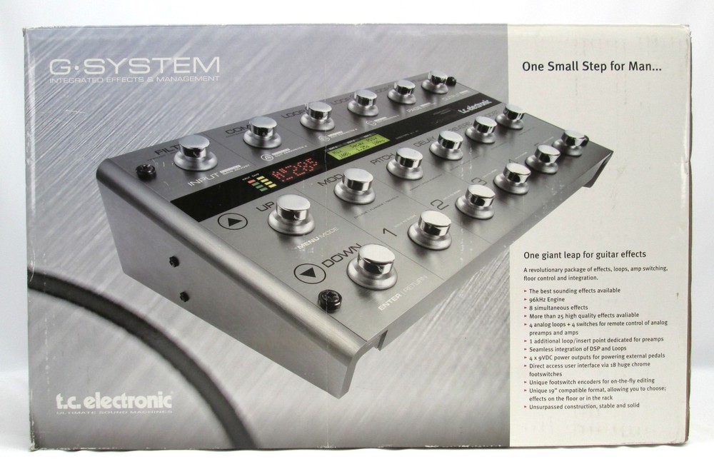 TC Electronic G-System GFX01 Multi-Effects Pedal Guitar Floor Board Processor