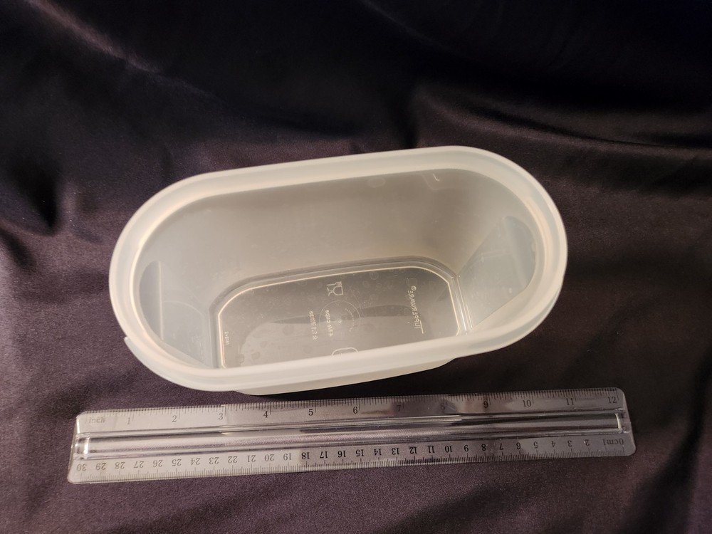 Tupperware 4.5" Clear Modular Mates Container Replacement Sheer Vintage 1612-2