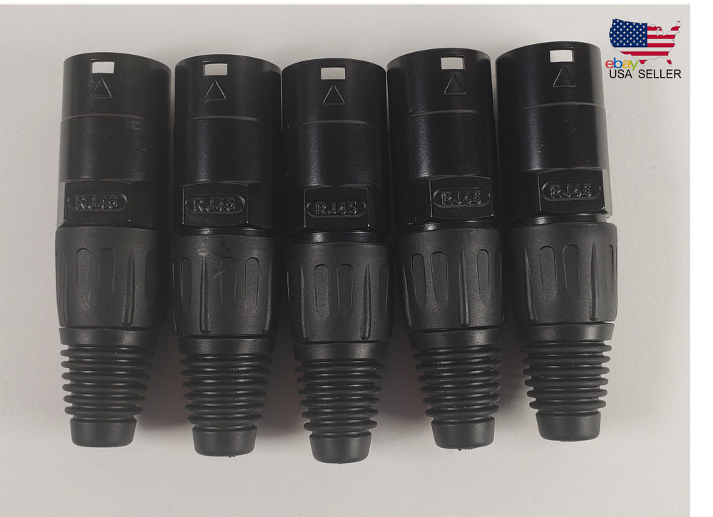 5x EtherCON RJ45 Male connector
