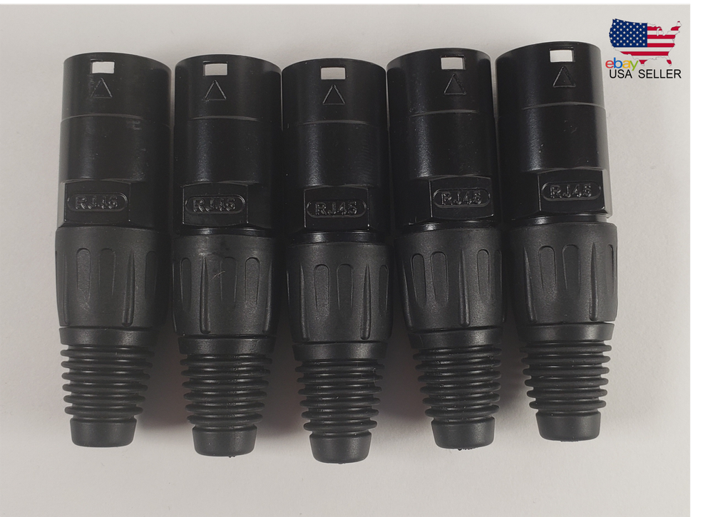 5x EtherCON RJ45 Male connector