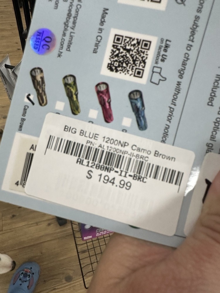 Big Blue 1200np Scuba Light